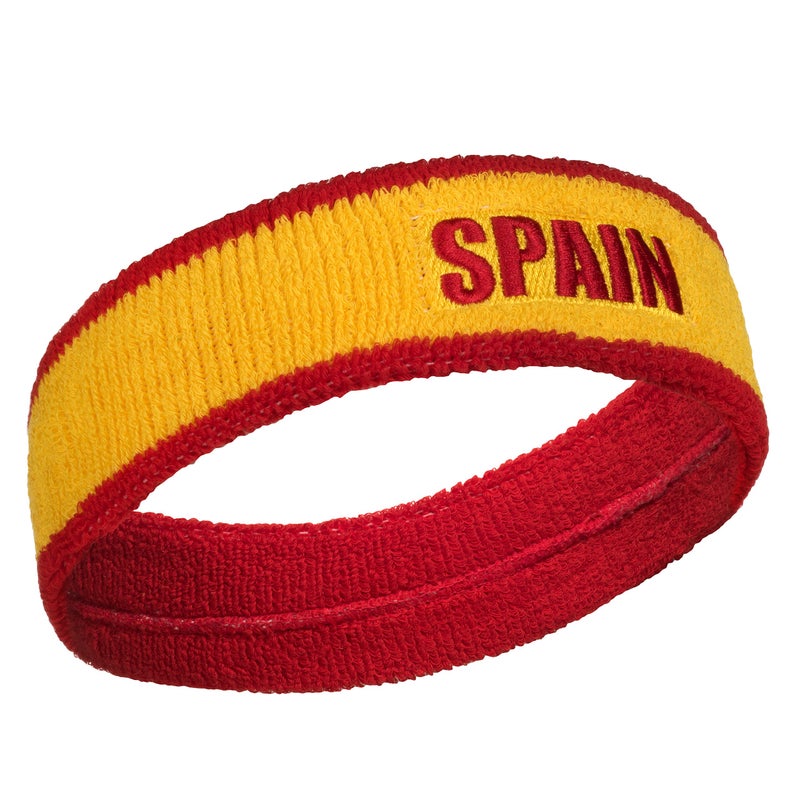 Suddora Spain Headband & Wristbands Set (Includes 2 Wrist & 1 Head Sweatband) - Image 2